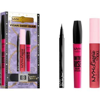 NYX Professional Makeup Limited Edition Xmass 2022 Sweet Glam vánoční dárková sada (pro dokonalý vzhled)