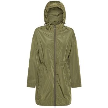 Geox W BULMYA LONG PARKA - FAKE MEM Dámská bunda, khaki, velikost