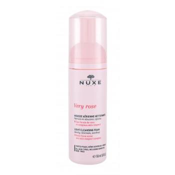 NUXE Very Rose Light 150 ml čisticí pěna pro ženy na všechny typy pleti; na citlivou a podrážděnou pleť; na dehydratovanou pleť