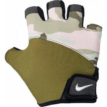 Nike GYM ELEMENTAL FITNESS GLOVES Dámské fitness rukavice, khaki, velikost L