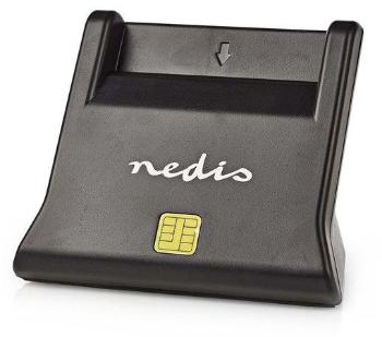 Nedis CRDRU2SM3BK - Smartcard reader | USB 2.0 | Desktop model | Black, CRDRU2SM3BK