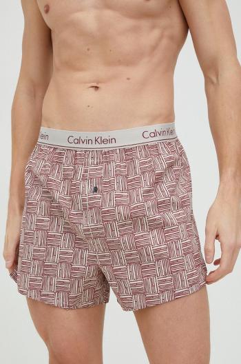 Bavlněné boxerky Calvin Klein Underwear 2-pack červená barva