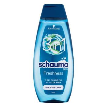 Schwarzkopf Schauma Men Freshness 3in1 400 ml šampon pro muže na normální vlasy