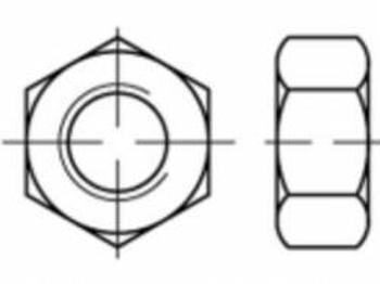 Šestihranné matice TOOLCRAFT TO-5416716, M2, N/A, ocel, 1000 ks