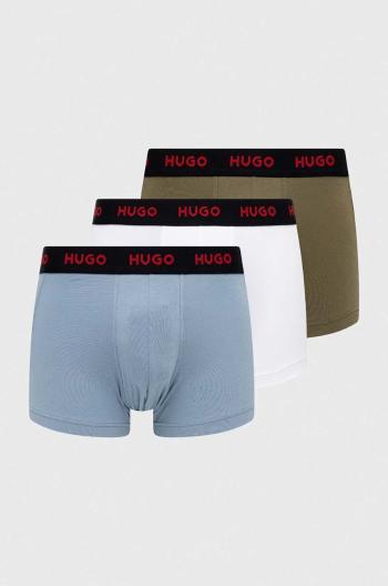 Boxerky HUGO 3-pack pánské, černá barva, 50469766