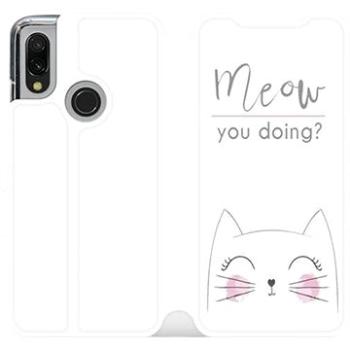 Flipové pouzdro na mobil Xiaomi Redmi 7 - M098P Meow you doing? (5903226873098)