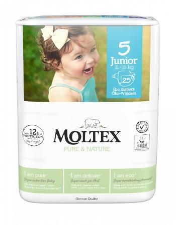 Moltex Pure & Nature Plenky Moltex Pure & Nature Junior 11-16 kg (25 ks)