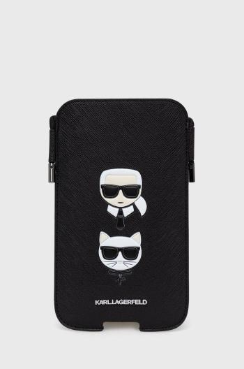 Obal na telefón Karl Lagerfeld 6,7'' černá barva