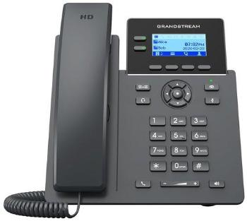 Grandstream GRP2602P SIP telefon, 2,21" LCD podsv. displej, 4 SIP účty, 2x100Mbit port, PoE, GRP2602P