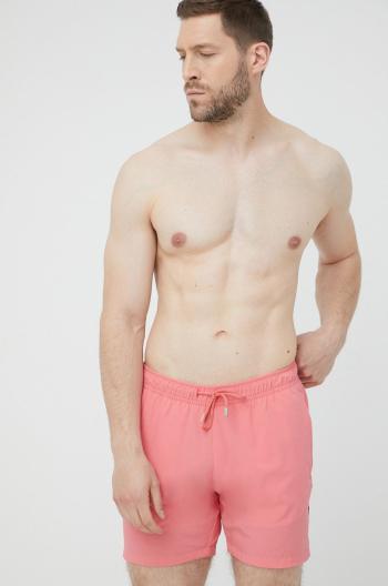 Plavkové šortky John Frank růžová barva