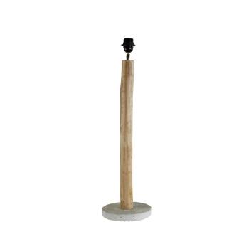 Dřevěná základna ke stolní lampě Eukalyptus - Ø 20*71cm/E27 AALVEC60