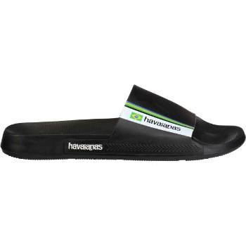 HAVAIANAS SLIDE BRASIL Unisex pantofle, černá, velikost 35/36