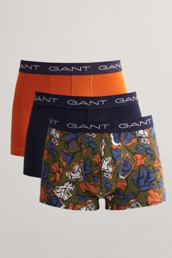 SPODNÍ PRÁDLO GANT FLORAL PRINT TRUNK 3-PACK zelená XL