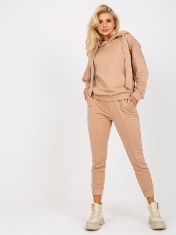 BÉŽOVÁ TEPLÁKOVÁ SOUPRAVA FA-KMPL-8173.06-BEIGE Velikost: S/M