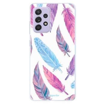 Odolné silikonové pouzdro iSaprio - Feather Pattern 10 - Samsung Galaxy A52/A52 5G