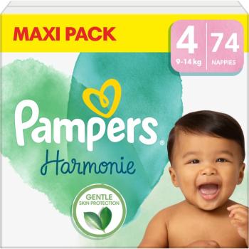 Pampers Harmonie Size 4 jednorázové pleny 9-14 kg 74x1 ks