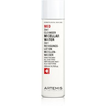 ARTEMIS MED 3in1 Cleanser jemná čisticí micelární voda na obličej a oční okolí 200 ml