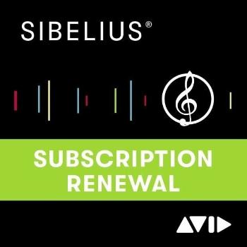 AVID Sibelius 1Y Subscription RENEW