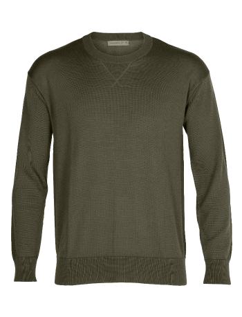 pánský merino svetr ICEBREAKER Mens Nova Sweater Sweatshirt, Loden (vzorek) velikost: M