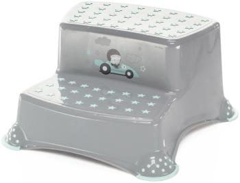 Zopa Dvojstupínek k WC/umyvadlu "Racer", Grey/Mint