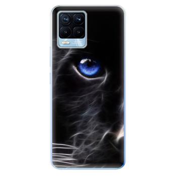 Odolné silikonové pouzdro iSaprio - Black Puma - Realme 8 / 8 Pro