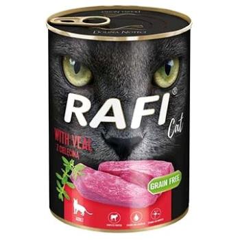 Rafi Cat Grain Free konzerva s telecím masem 400 g (5902921394563)