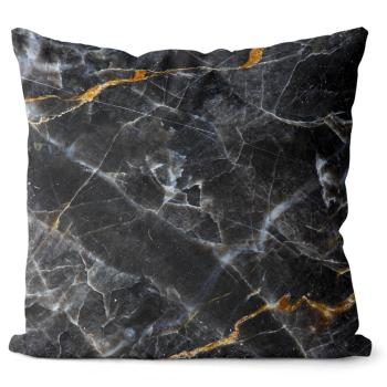 Polštář Black Marble (Velikost: 40 x 40 cm)