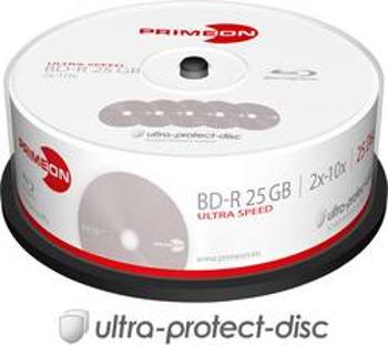 Blu-ray BD-R 25 GB Primeon vřeteno, 2761308, vrstva proti poškrábání, 25 ks