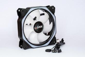 1stCOOL Fan AURA EVO Hexagon 2 ARGB ventilátor 12cm, F12-AURA-EVO-HEXA2