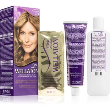 Wella Wellaton Permanent Colour Crème barva na vlasy odstín 7/0 Medium Blonde
