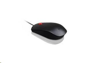 LENOVO myš drotová Essential USB Mouse - 1600dpi, Optical, USB, 3 tlačidla, čierna