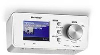 Vestavěné rádio Karcher RA 2035D, DAB+, FM, bílá