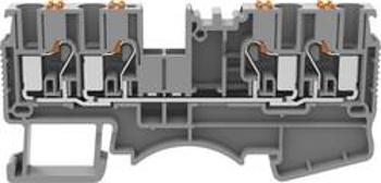 Průchodková svorka pružinové připojení Degson DS2.5-QU-01P-11-00A(H), šedá, 1 ks