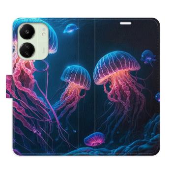 Flipové pouzdro iSaprio - Jellyfish - Xiaomi Redmi 13C