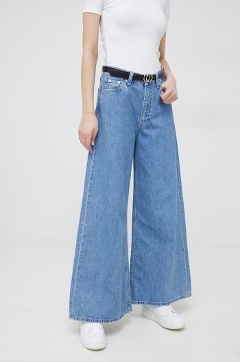 Džíny Calvin Klein Jeans Low Rise Loose dámské, high waist