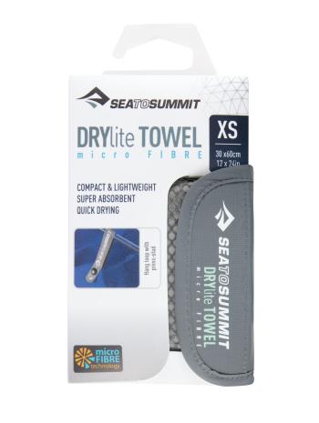 ručník SEA TO SUMMIT DryLite Towel velikost: X-Small 30 x 60 cm, barva: šedá