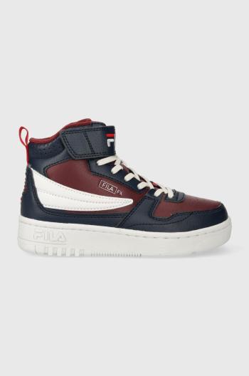 Dětské sneakers boty Fila FXVENTUNO velcro mid tmavomodrá barva