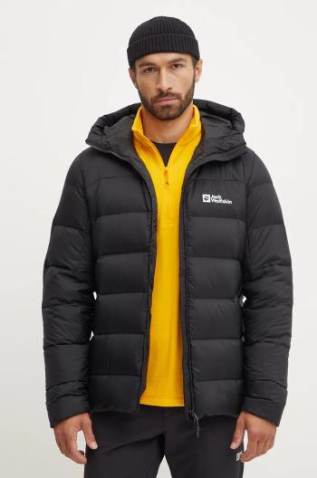 Péřová sportovní bunda Jack Wolfskin Nebelhorn černá barva, A61827