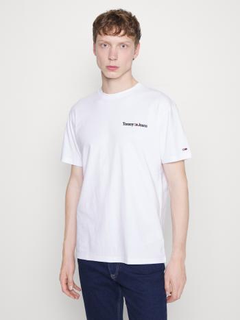 Tommy Jeans pánské bílé triko - XL (YBR)