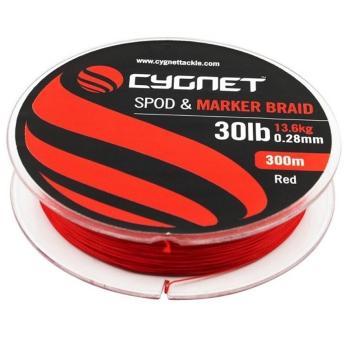 Cygnet šňůra spod & marker braid 300m red - 0,24 mm 9,07 kg