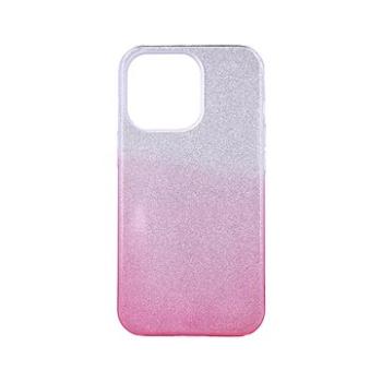 TopQ iPhone 13 Pro glitter stříbrno-růžový 64837 (Sun-64837)