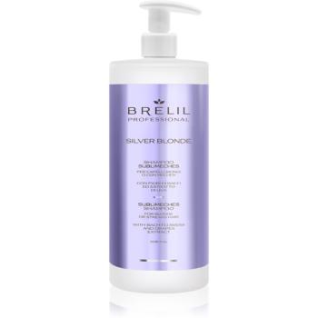 Brelil Professional Silver Blonde Sublimeches Shampoo šampon neutralizující žluté tóny pro blond a melírované vlasy 1000 ml