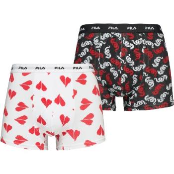 Fila BOXER ELASTIC WITH LOGO IN BOX OF 2 PIECES Pánské boxerky, mix, velikost