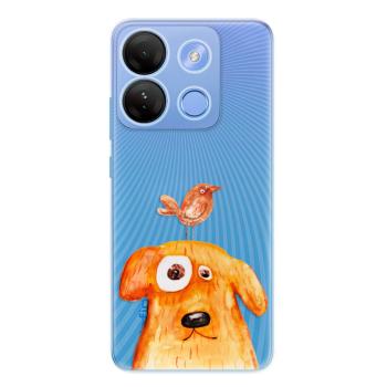 Odolné silikonové pouzdro iSaprio - Dog And Bird - Infinix Smart 7