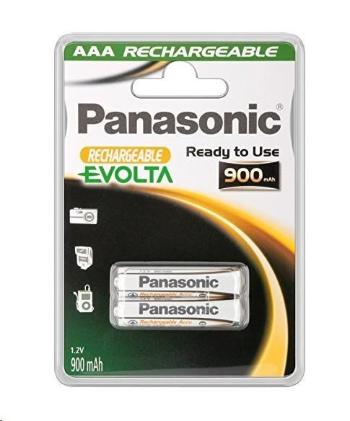PANASONIC Nabíjecí baterie EVOLTA (Ready to Use - pro Náročné podmínky) HHR-4XXE/2BC 900mAh AAA 1, 2V (Blistr 2ks)