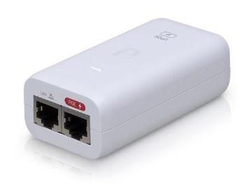 UBNT U-POE-af - Gigabit 802.3af PoE adapter 48V/0.32A, mode B, včetně napájecího kabelu, U-POE-af
