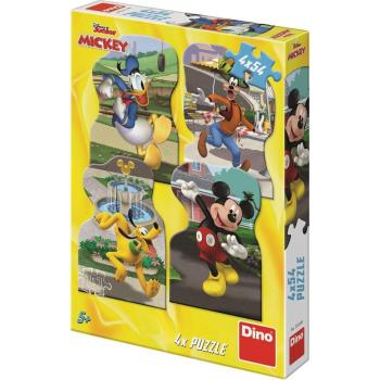 Dino Puzzle Mickey ve městě 4 x 54 dílků