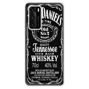 Odolné silikonové pouzdro iSaprio - Jack Daniels - Huawei P40