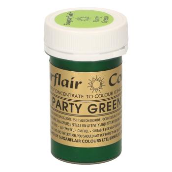 Sugarflair Colours Gelová barva Party Green - Zelená 25 g