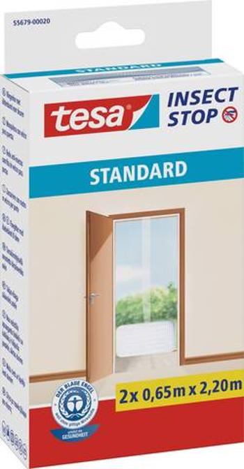 Síť proti hmyzu do dveří Tesa Standard, 55679-20, 1,3 x 2,2 m, bílá